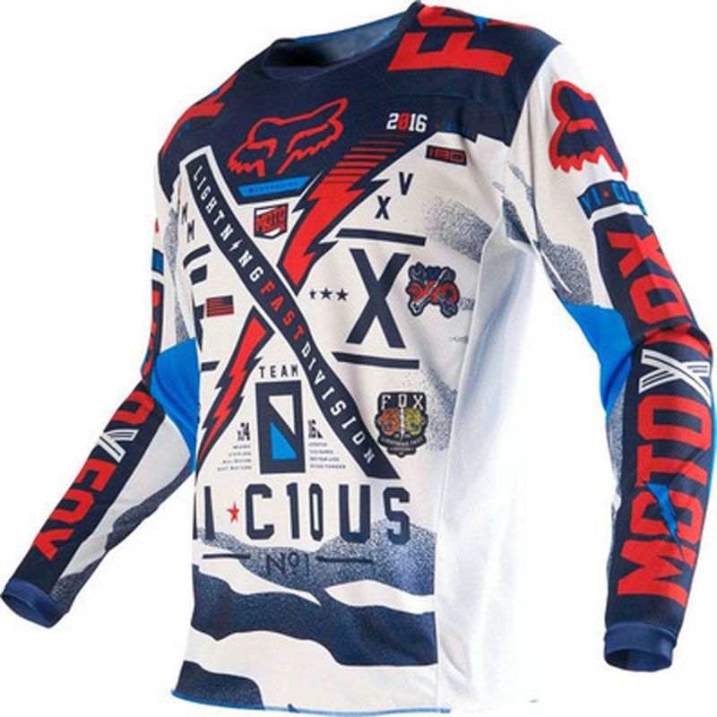 Wholesale price [$6] FOX Racing Motocross Jersey Style 3